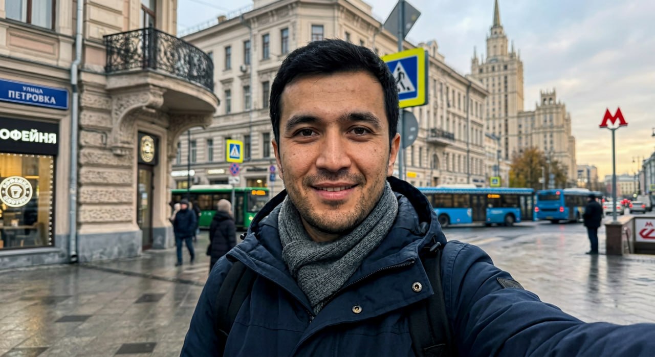 Шахбоз — курьер из Ташкента